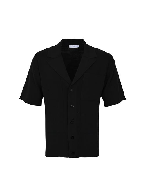 Camicia in maglia di cotone Nero DANIELE FIESOLI | DF 3060NERO